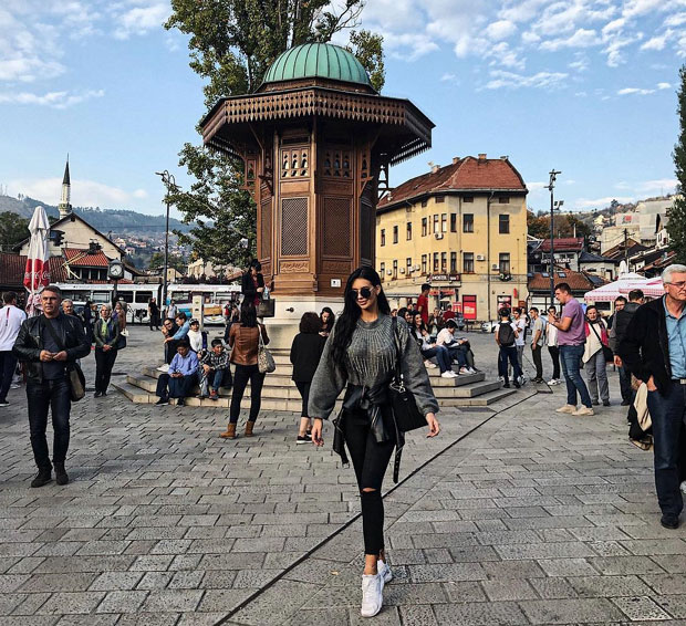 Катарина Грујић на Башчаршији